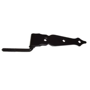Screw Hook and Strap Hinge Black